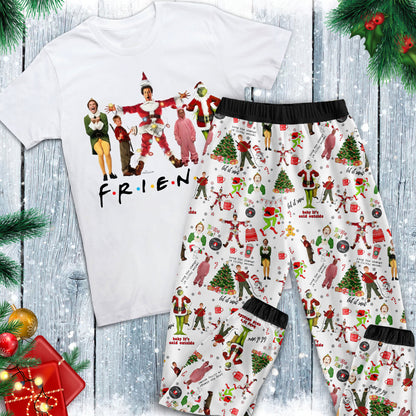 Lunariqwear™ Friends Christmas Pajamas Set