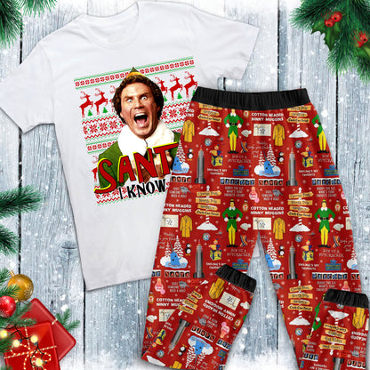 Lunariqwear™ Buddy Elf Holiday Pajamas Set