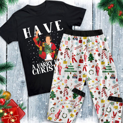 Lunariqwear™ Have Youself a Harry Christmas Pajamas Set