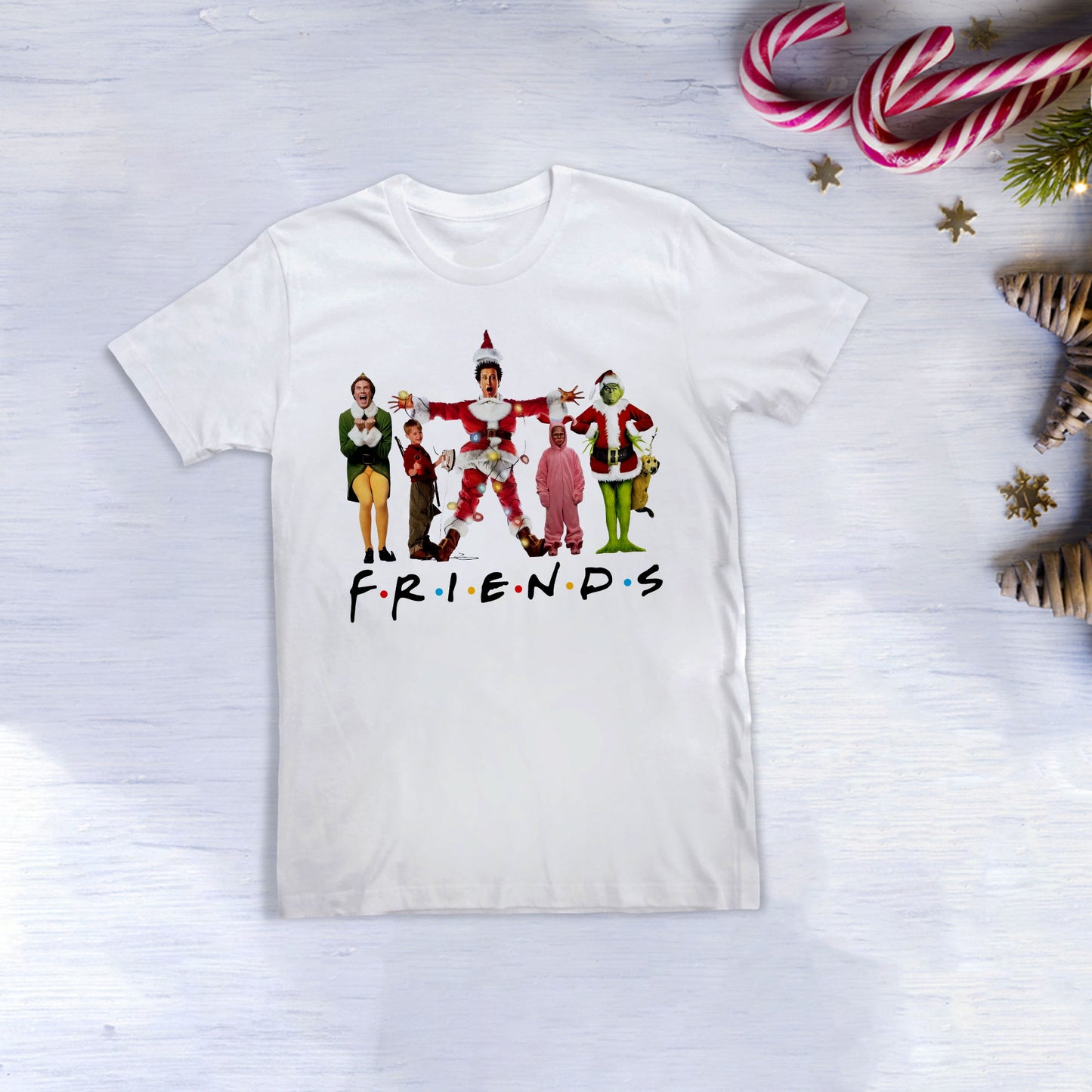 Lunariqwear™ Friends Christmas Pajamas Set