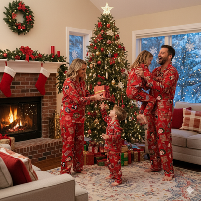 Lunariqwear™  Festive Christmas Pajama Set