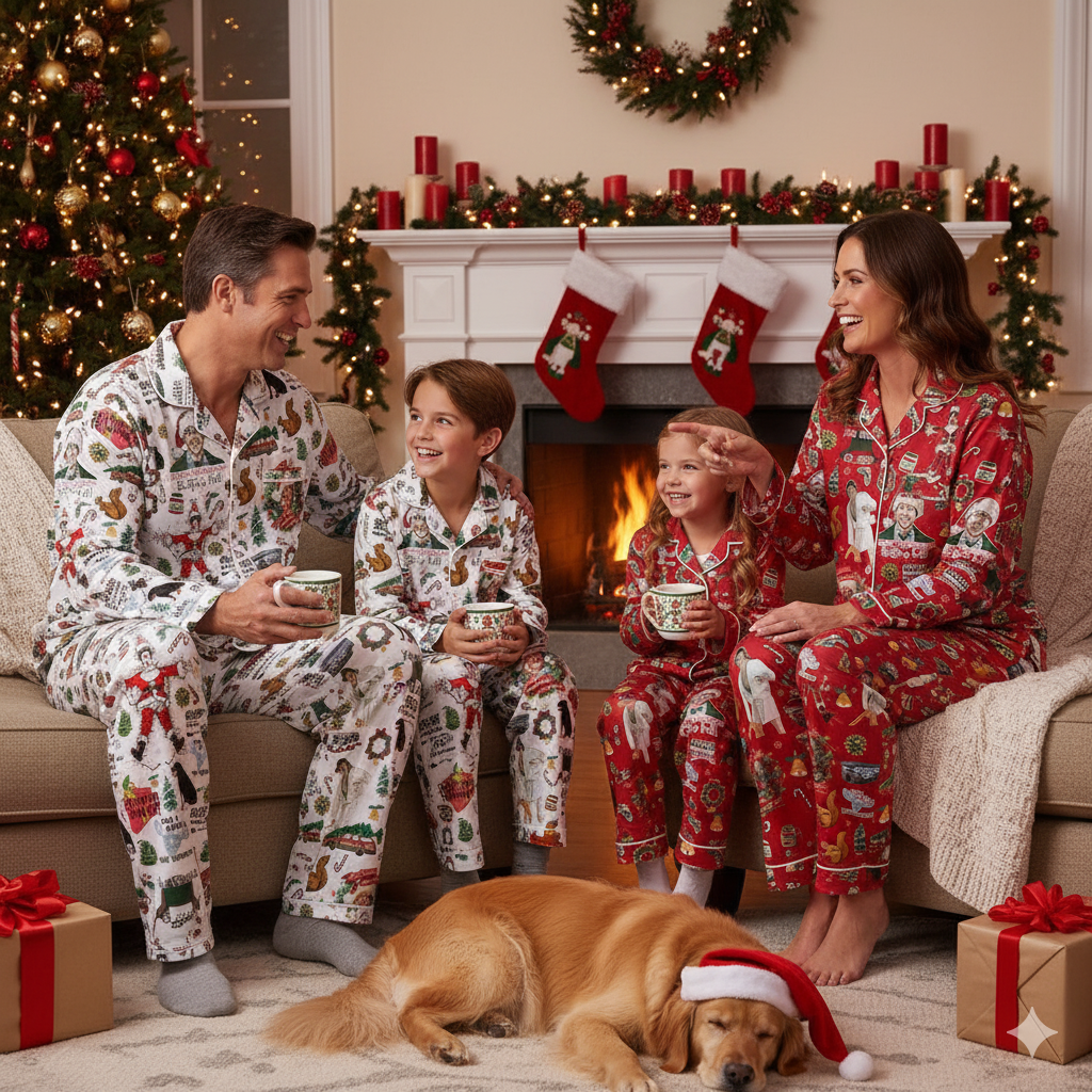Lunariqwear™ Griswold Christmas Vacation Pajamas Set