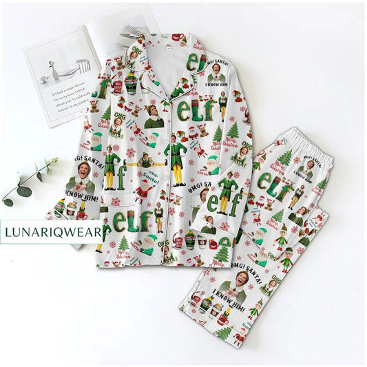 Lunariqwear™ Buddy the Elf Pajama Set