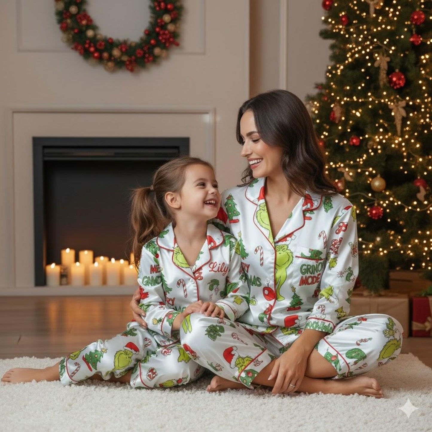 Lunariqwear™ The Grinch Matching Family Pajamas