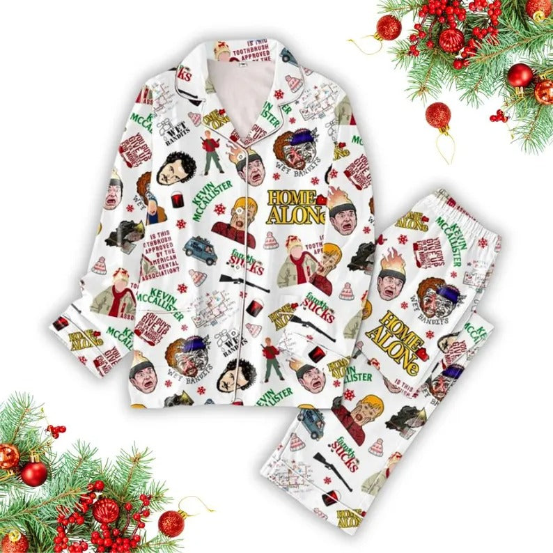 Lunariqwear™ Holiday at Home Family Pajama Set