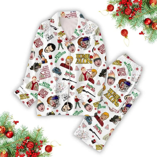 Lunariqwear™ Holiday at Home Family Pajama Set