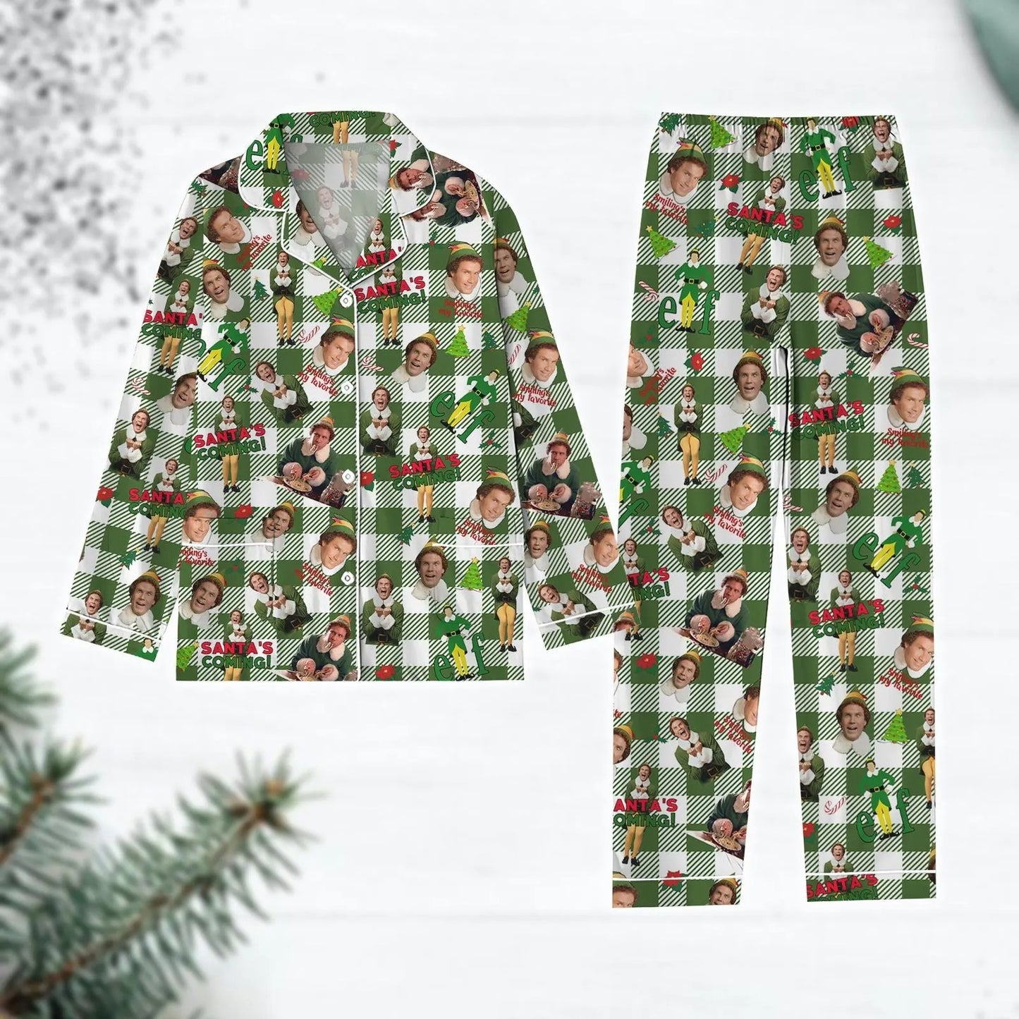 Lunariqwear™ Santa's Coming Pajamas Set